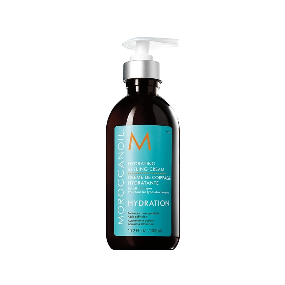 Moroccanoil Hydrating Leave-In Hair Styling Cream: Deeply Moisturizes, Tames Frizz, Restores Shine - Dry Hair Treatment - 10.14 fl oz by Beauty Care Bag