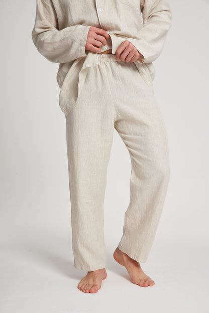 Men's Long-Sleeve Hemp Sleepwear by Breevar