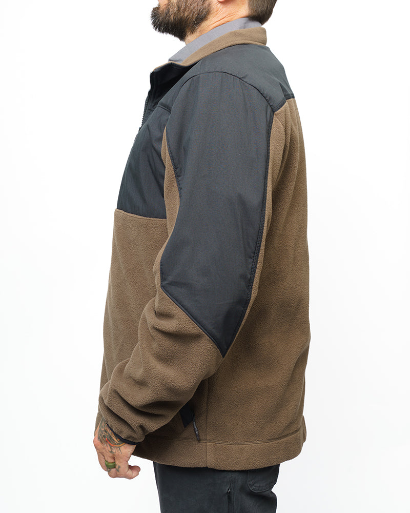 Bruin Fleece Zip Up- Major Brown by Off The Grid Surplus