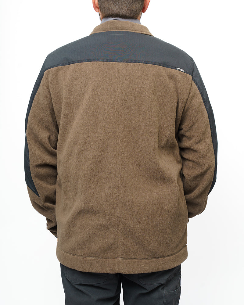Bruin Fleece Zip Up- Major Brown by Off The Grid Surplus