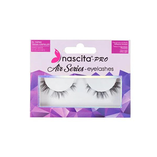 Nascita False Eyelashes Air Series S 121 - Enhance Your Natural Beauty with Cosmetic Eyelash Enhancements by Beauty Care Bag