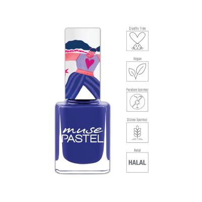 Muse Vegan Cruelty-Free Nail Polish - Pastel Shade 229, Gluten-Free, Paraben-Free Cosmetics for Artistic Nail Colors by Beauty Care Bag