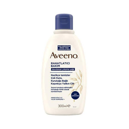 Aveeno sulfate-free moisturizing body wash oil for dry and sensitive skin, 10.14 fl oz