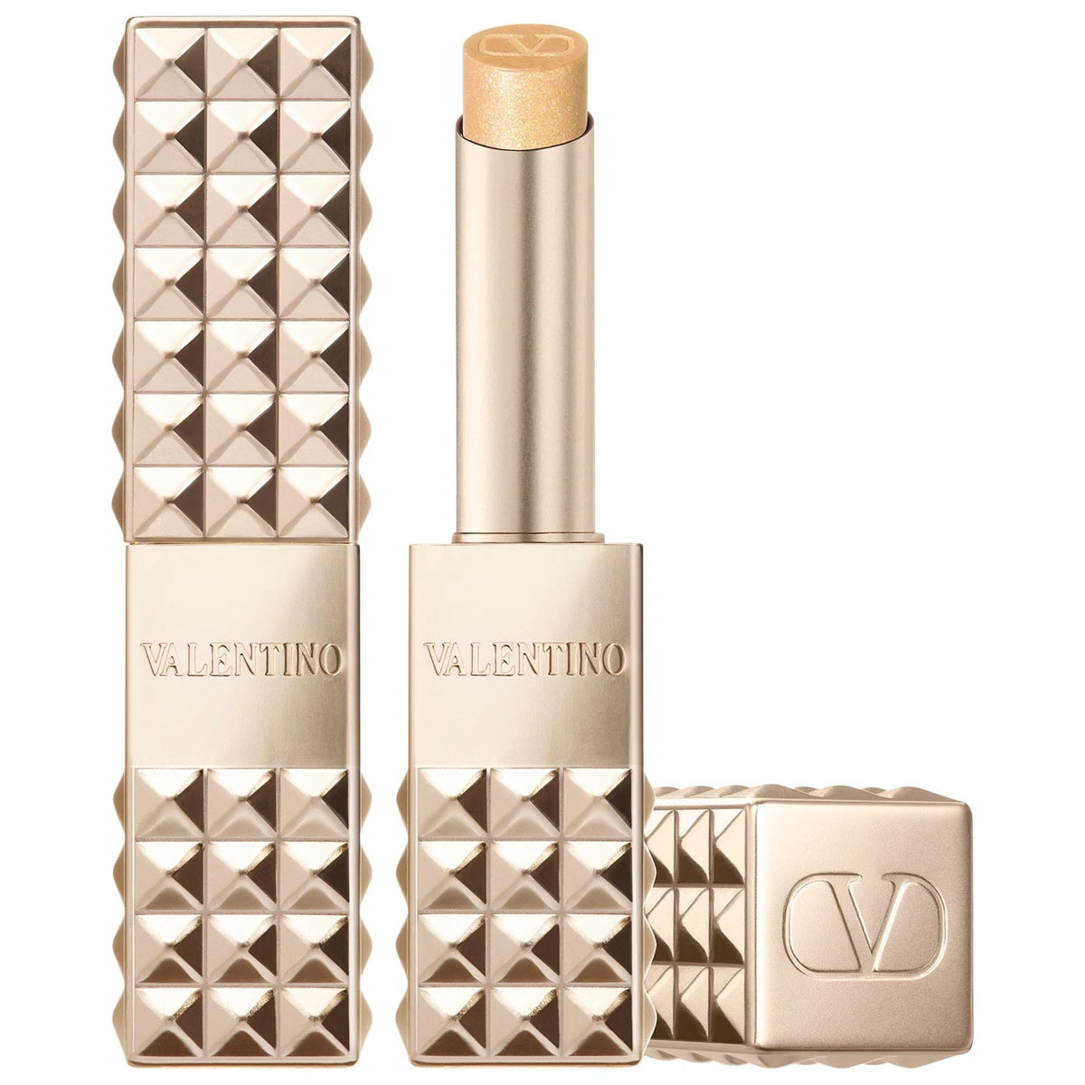 Valentino Shimmer Lipstick: Long-Wearing, Iridescent Shine, and Hydrating Comfort - Purple Shimmer Lip Color by Beauty Care Bag