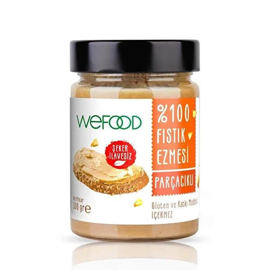 Wefood 100% Pistachio Spread - Natural, Preservative Free, Healthy Snack - 300g by Beauty Care Bag