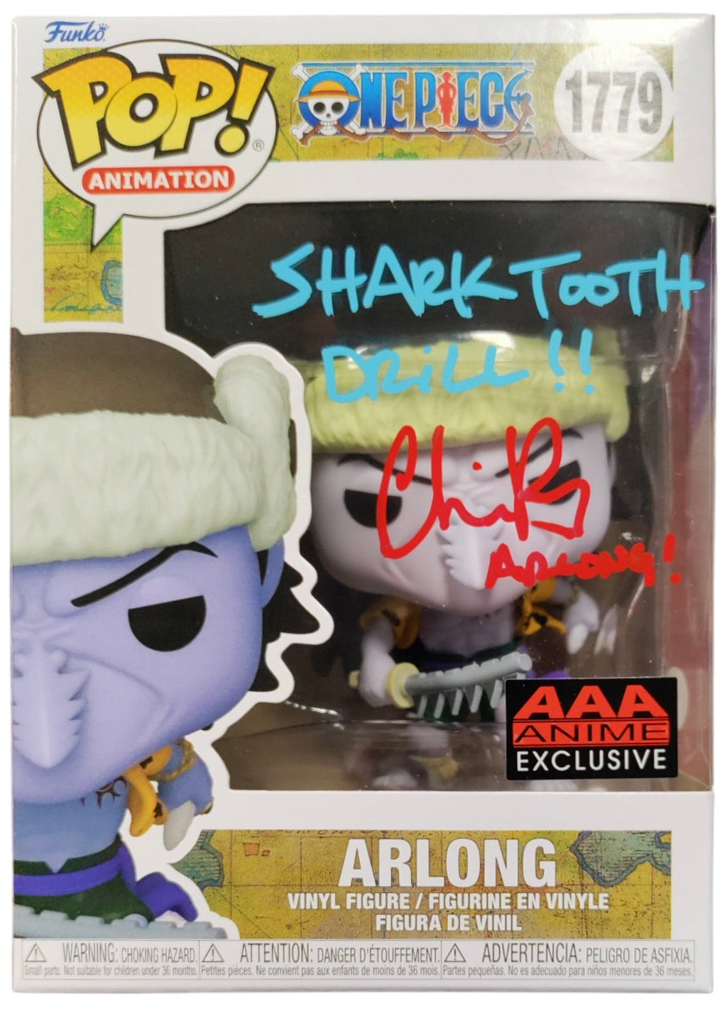 Arlong Funko POP #1779 Signed by Chris Rager by Balec Group