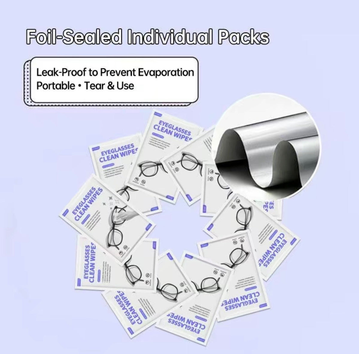 LensClean Wipes by V.I.P Digital Presence