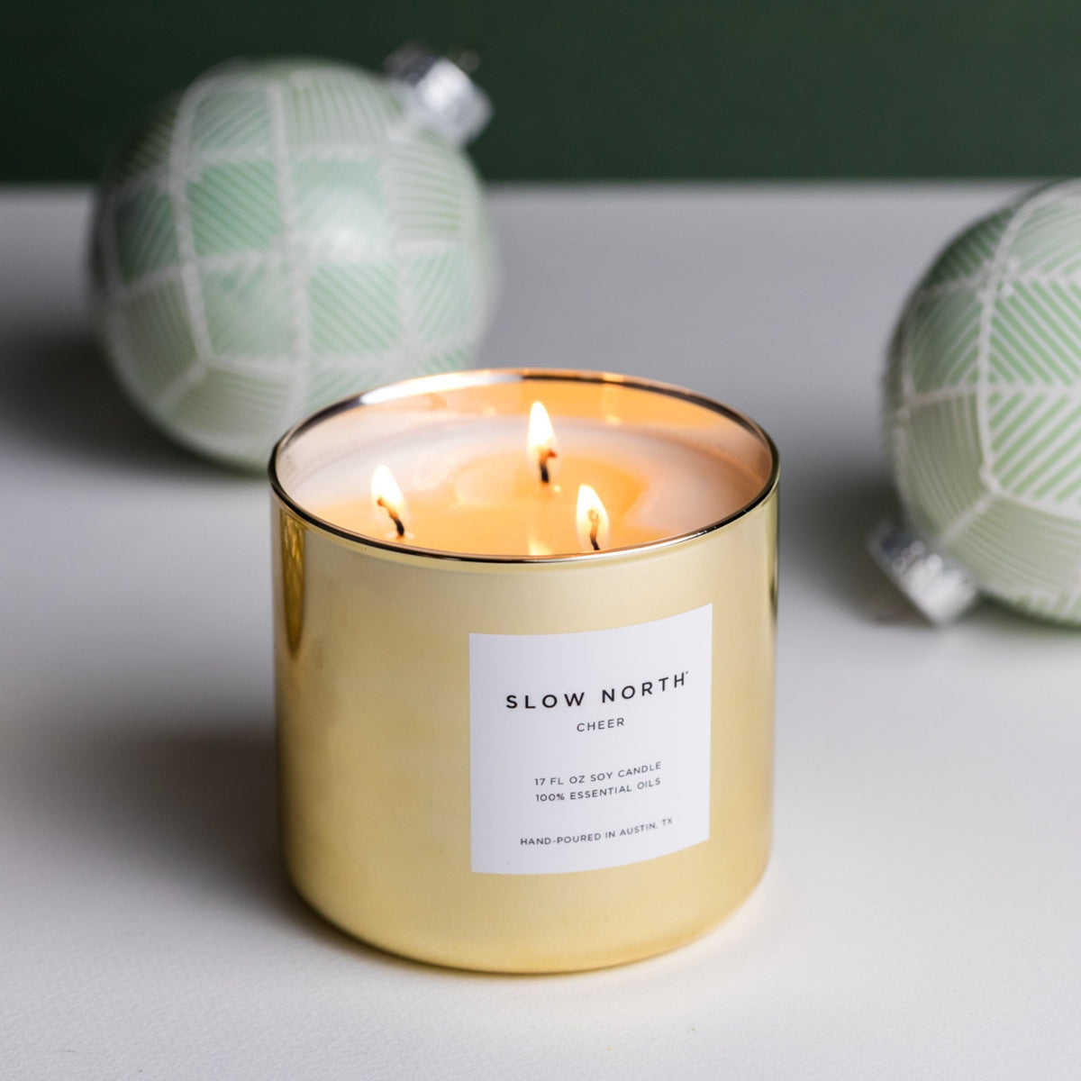 Cheer - Signature 3-Wick Candle (Seasonal) by Slow North