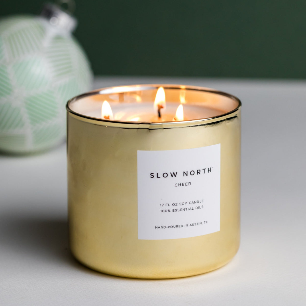Cheer - Signature 3-Wick Candle (Seasonal) by Slow North
