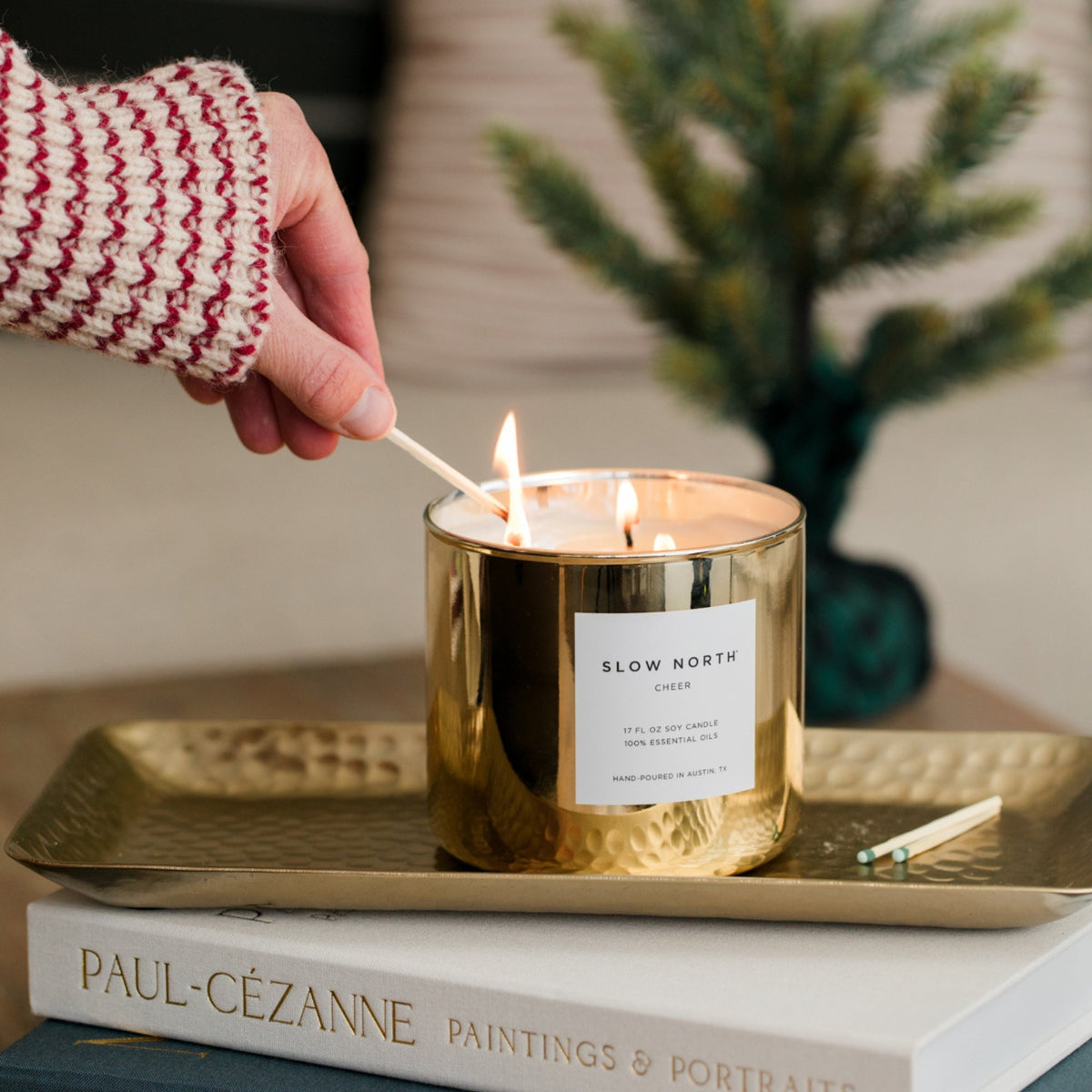 Cheer - Signature 3-Wick Candle (Seasonal) by Slow North