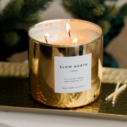 Cheer - Signature 3-Wick Candle (Seasonal) by Slow North