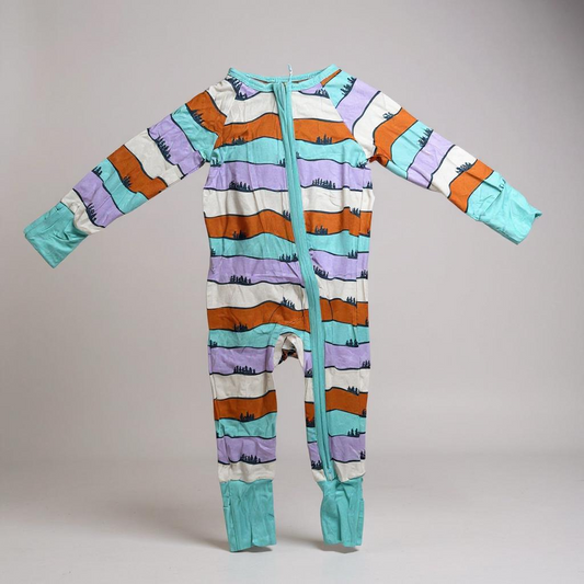Hills Bamboo Zippy Pajamas - Premium Kids Sleepwear by Keep the Littles Wild
