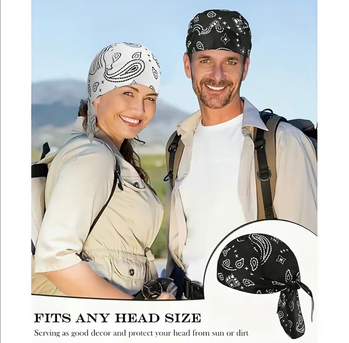 CoolShield Pirate Head Wrap Cap by V.I.P Digital Presence