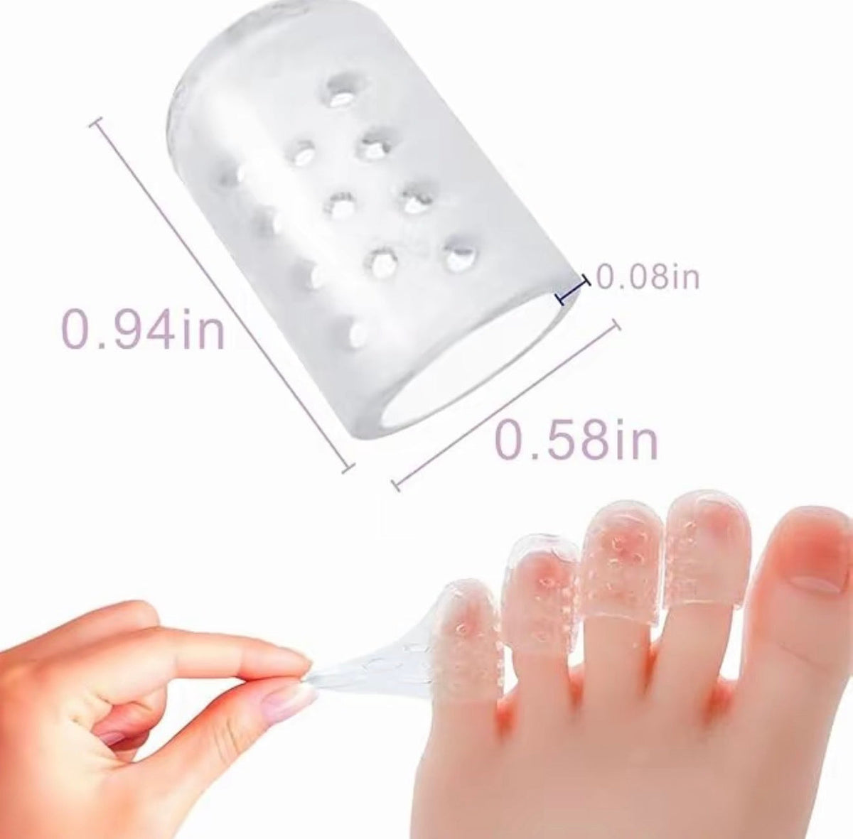 Silicone Gel Toe Caps by V.I.P Digital Presence