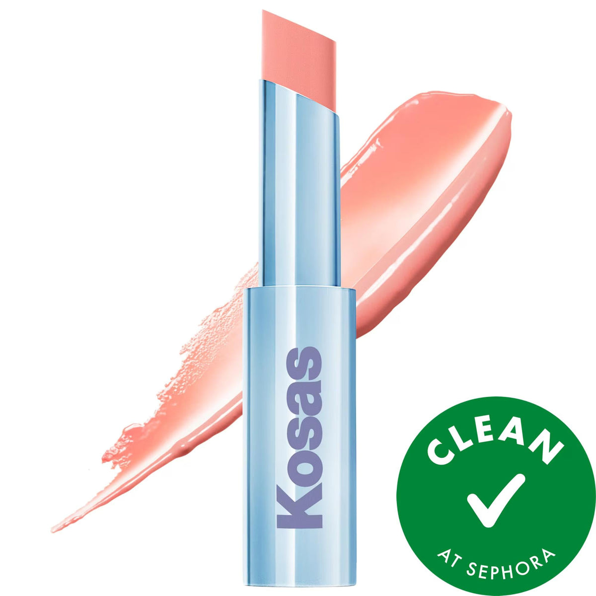 Wet Stick: Moisturizing Shiny Sheer Lipstick with Ceramides - Hydrating Lip Balm, Vegan, Cruelty-Free, Plumping by Beauty Care Bag