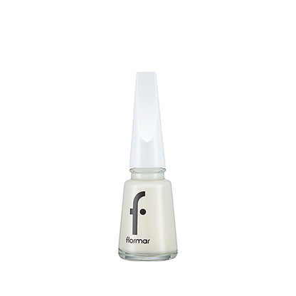 Flormar High Pigment White Nail Polish: Long Lasting, Chip Resistant, Glossy Finish & Enriched with Minerals for Nail Care by Beauty Care Bag