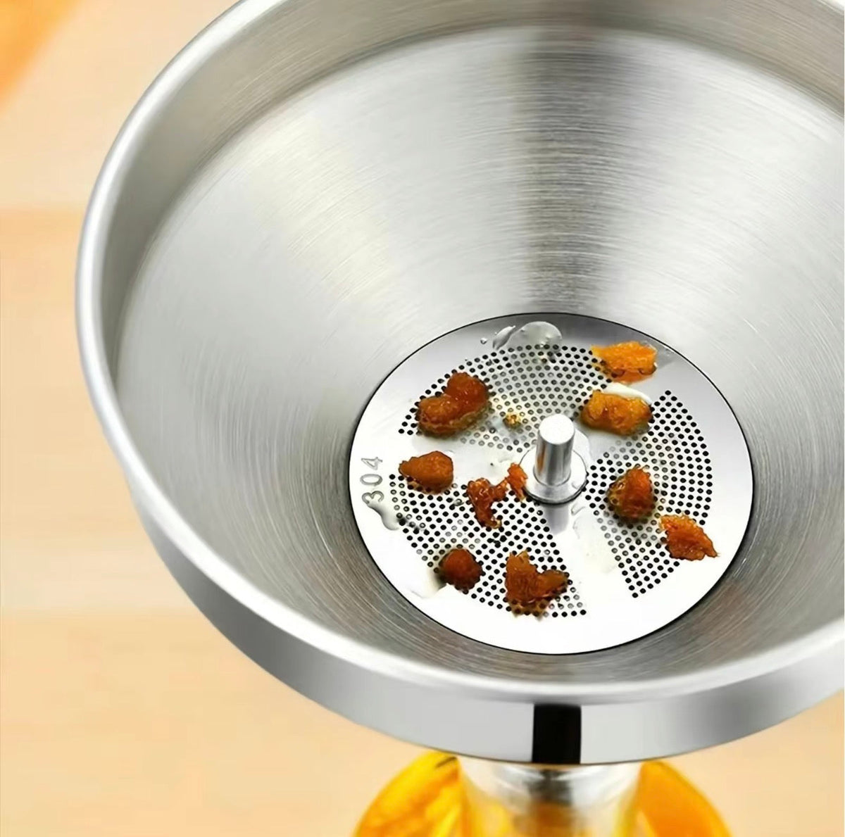 SmartStrain Kitchen Oil Funnel Filter by V.I.P Digital Presence