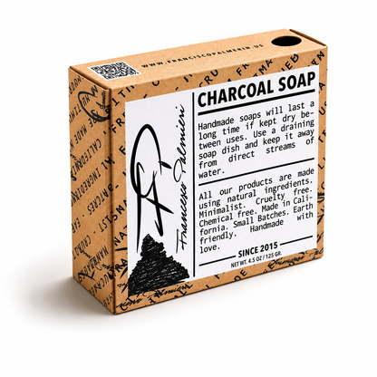SOAP BAR - CHARCOAL by Francesco Palmieri