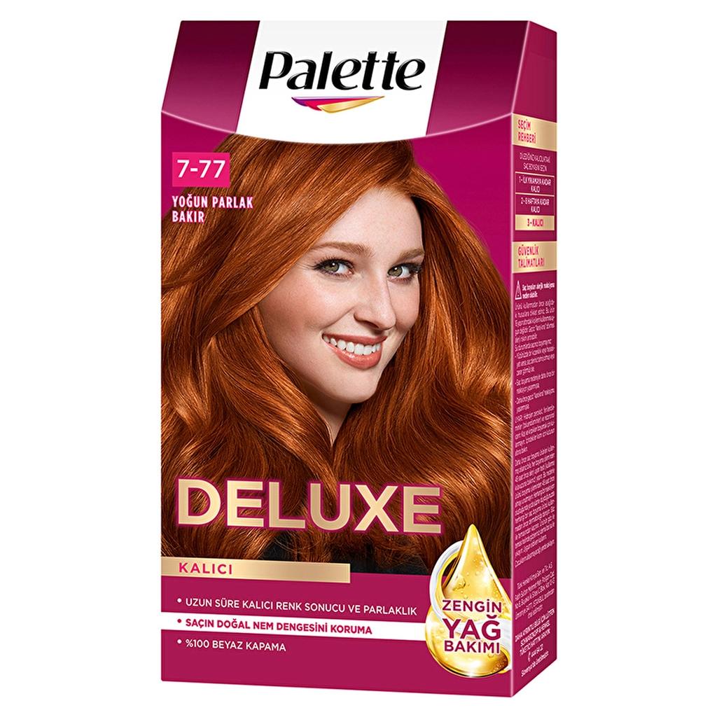 Palette Deluxe Intense Copper Hair Dye 7-77 by Beauty Care Bag