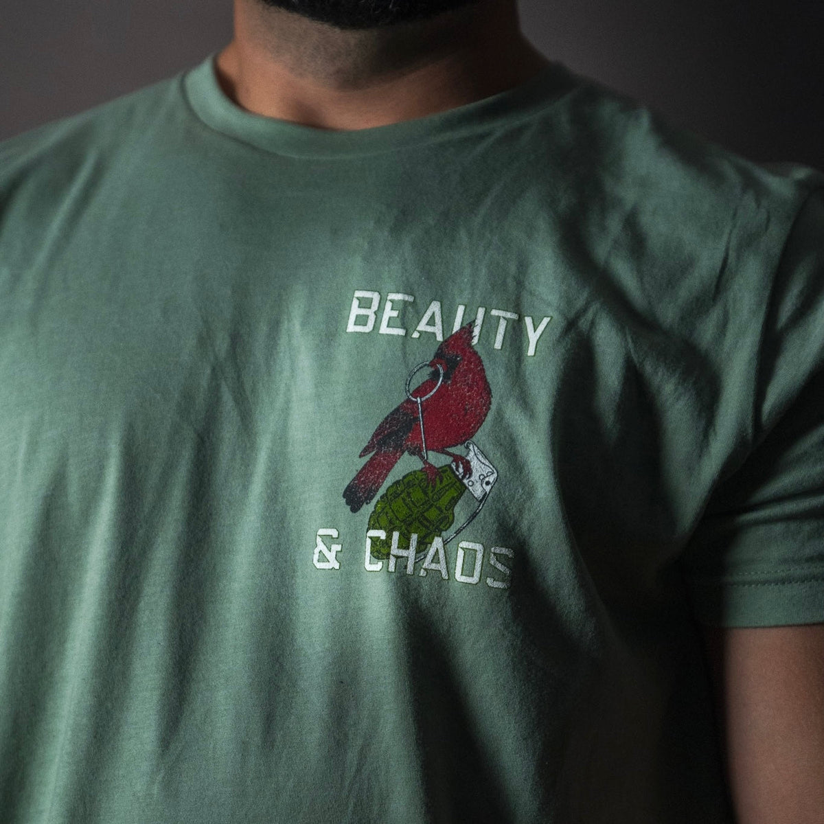 "Beauty and Chaos 2.0"- Tee by Tango Charlie Apparel