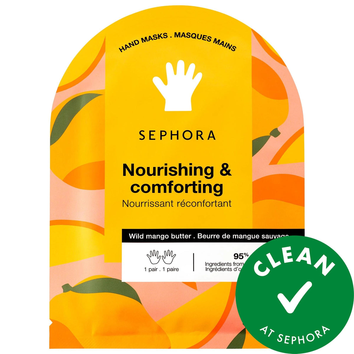 Sephora hydrating hand mask in coconut and mango