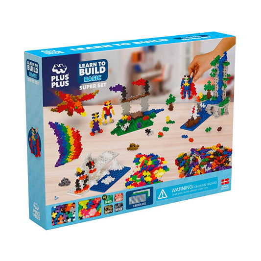 Plus Plus 1200-piece construction toy set