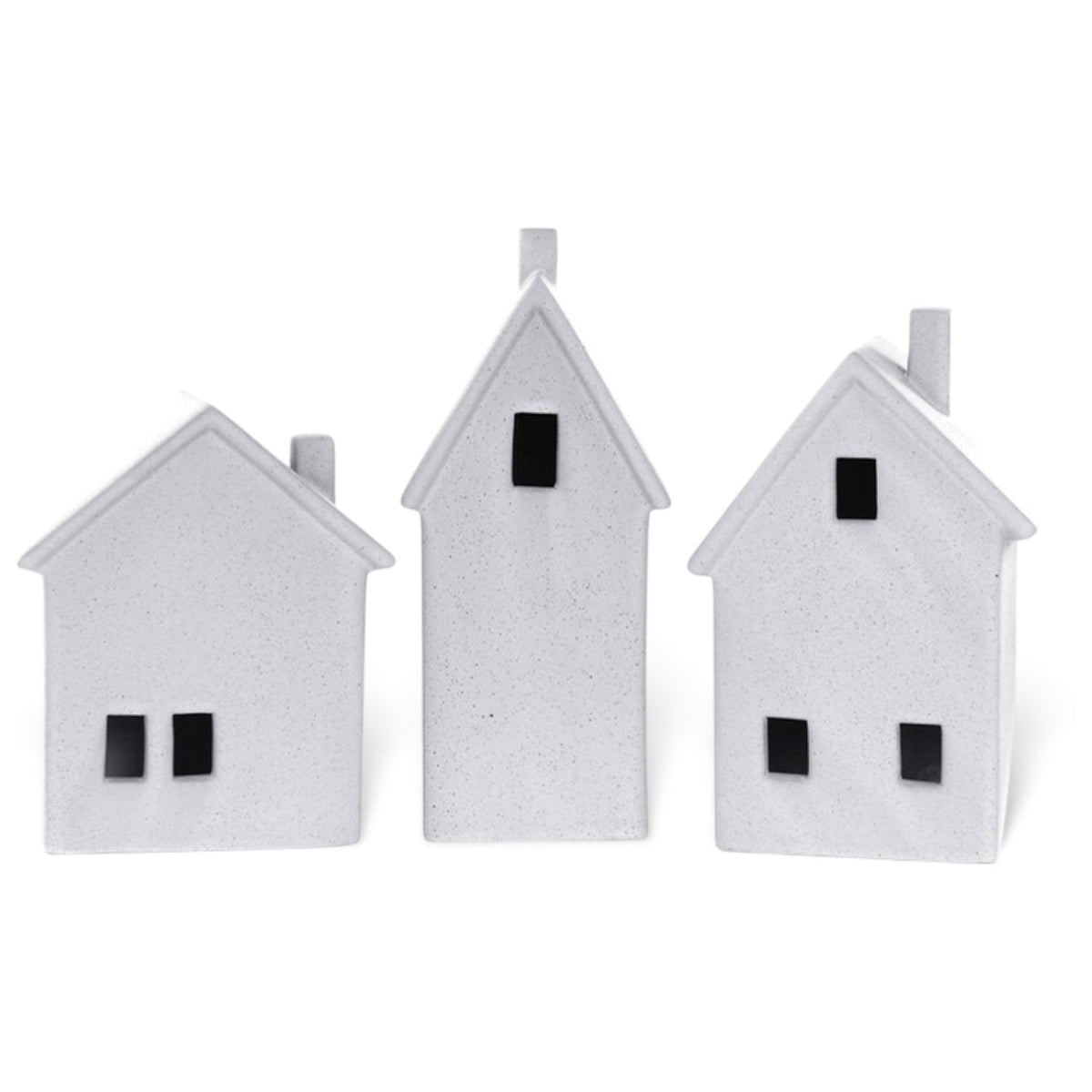 Handcrafted Ceramic Christmas Village Houses by Rust & Cinder