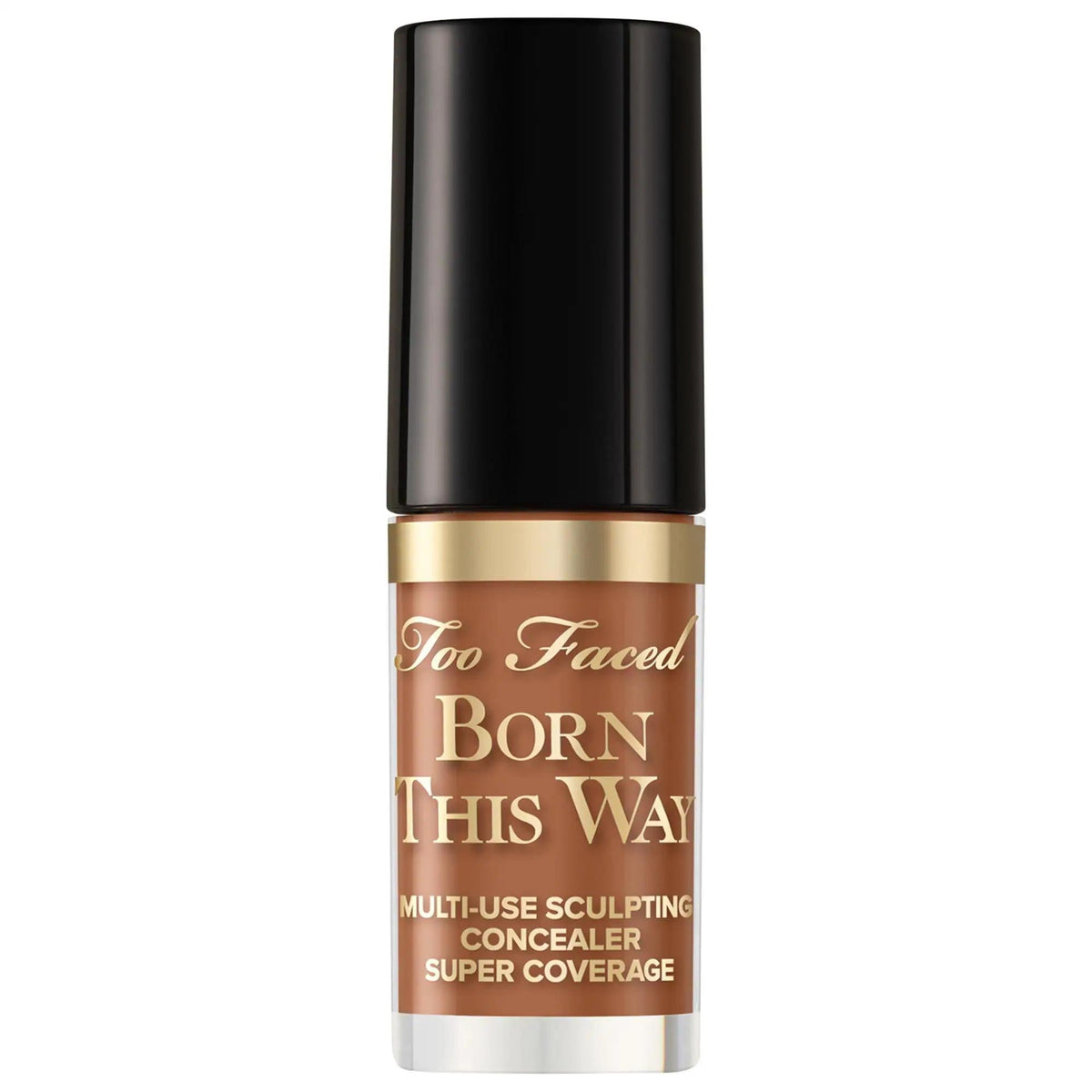 Born This Way Mini Super Coverage Multi-Use Concealer: Full Coverage, Natural Finish, Hydrating, Vegan, and Cruelty-Free Imperfection Camouflage by Beauty Care Bag