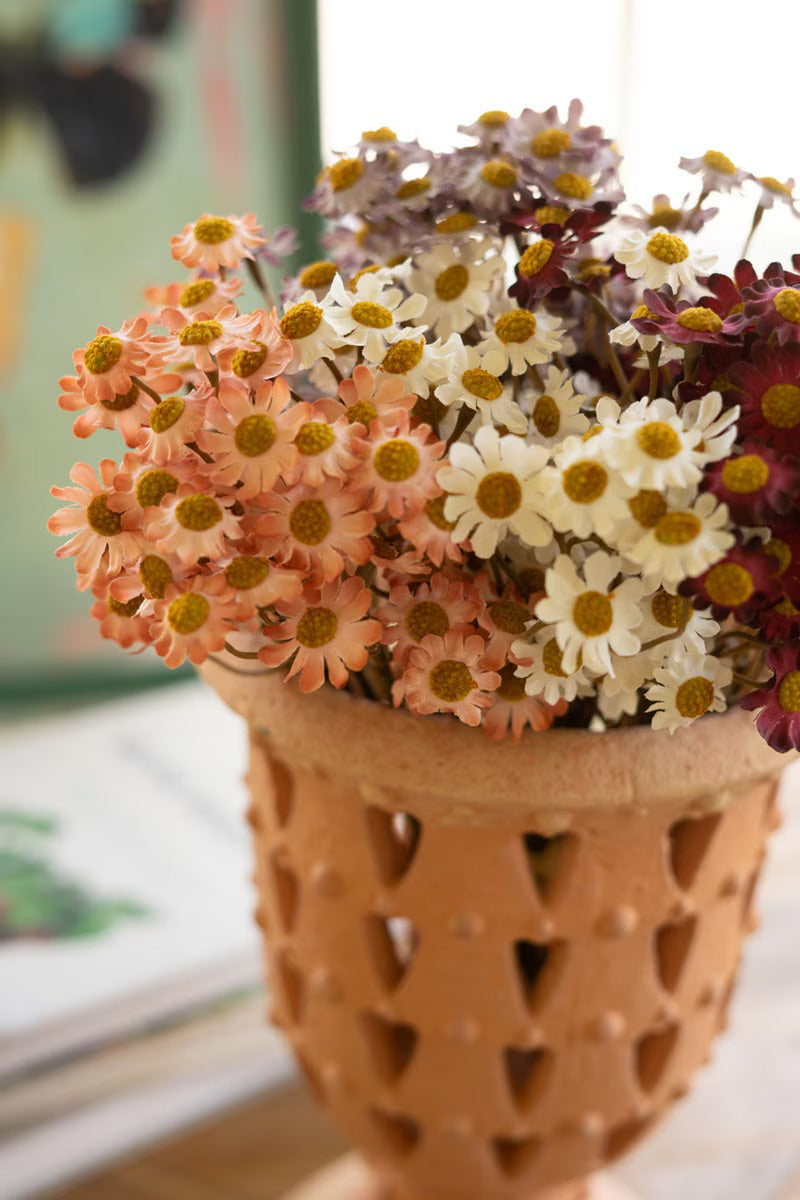 Faux Pink Chamomile Daisy Bundle by Rust & Cinder