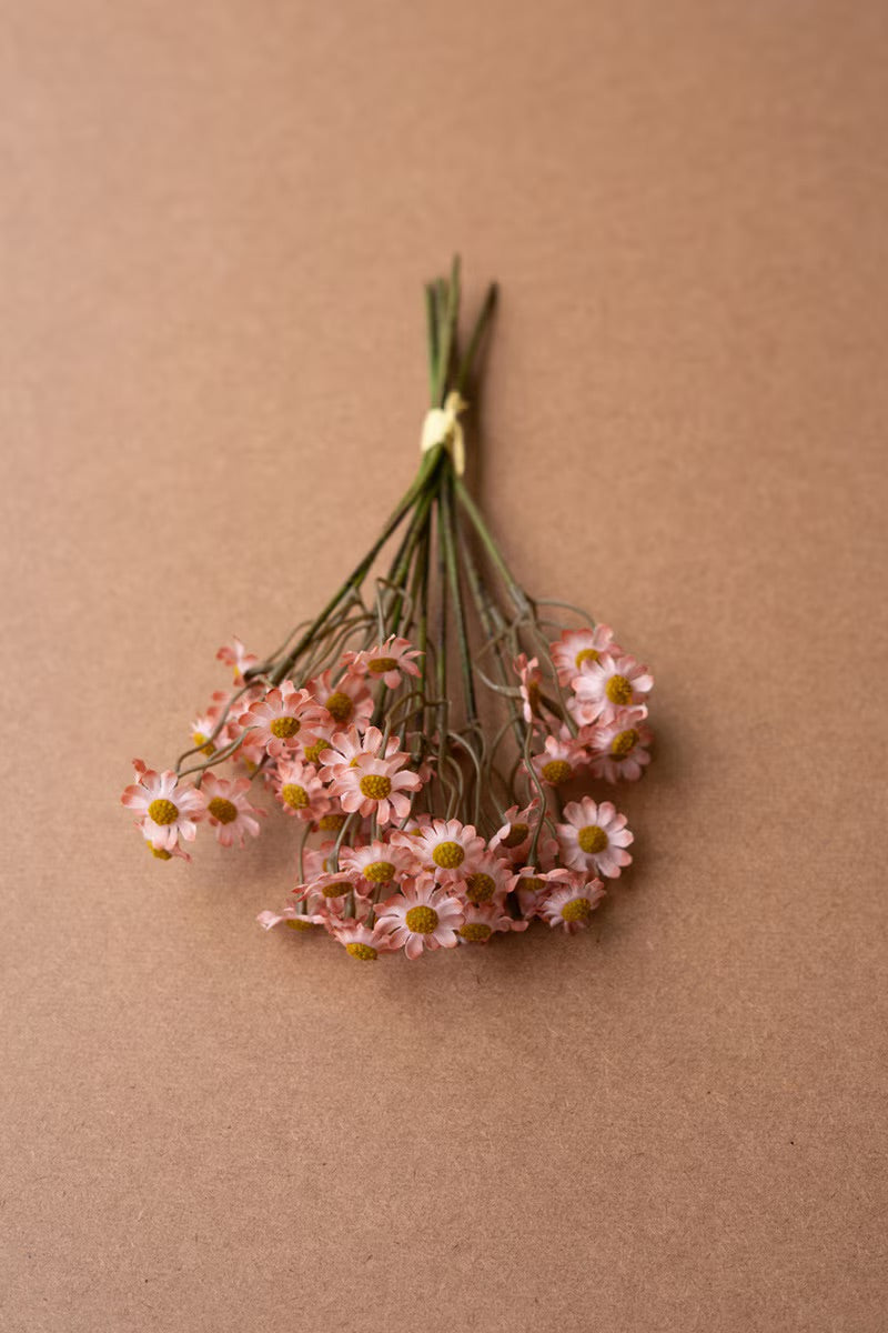 Faux Pink Chamomile Daisy Bundle by Rust & Cinder