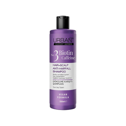 Urban Care Expert Series Biotin and Caffeine Shampoo - Nourishing, Sulfate-Free, 11.83 fl oz by Beauty Care Bag