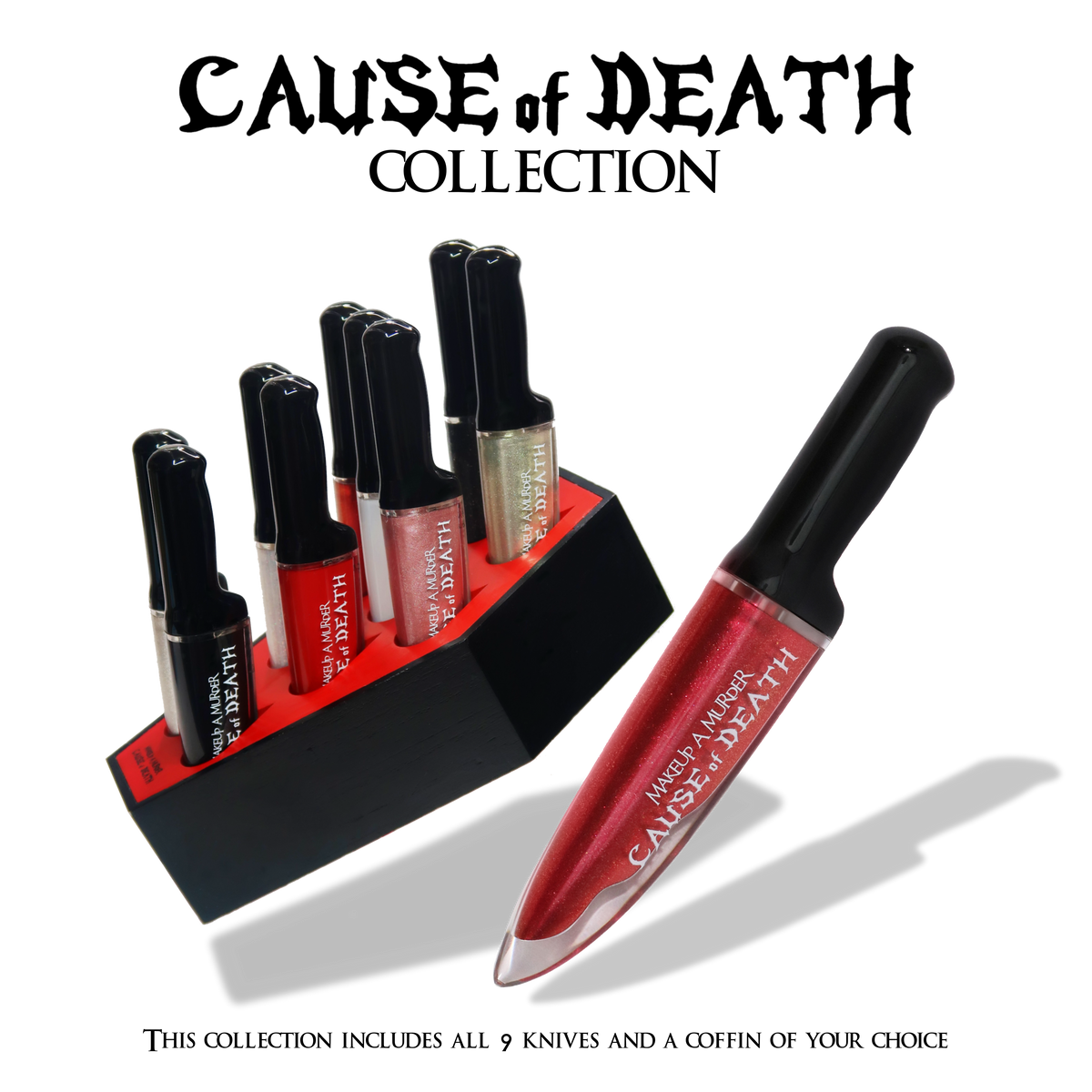 Cause of Death Liquid Eyeshadow Collection — Black Coffin by Makeup A Murder, INC