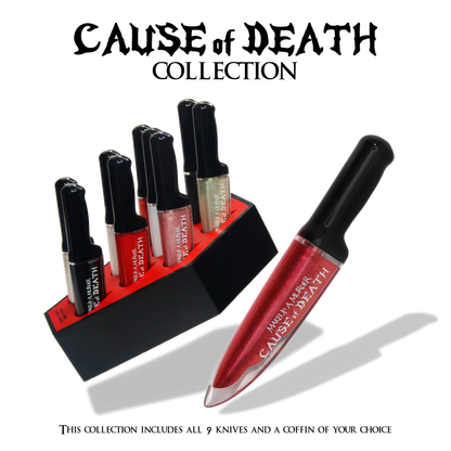 Cause of Death Liquid Eyeshadow Collection — Black Coffin by Makeup A Murder, INC