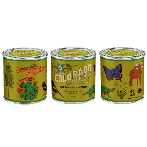 Colorado State Candle by Good & Well Supply Co.