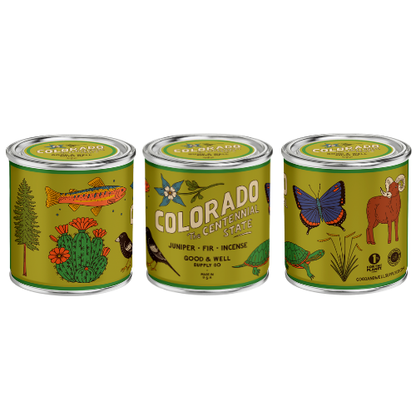 Colorado State Candle by Good & Well Supply Co.