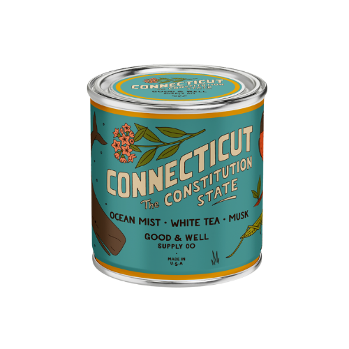 Connecticut State Candle by Good & Well Supply Co.