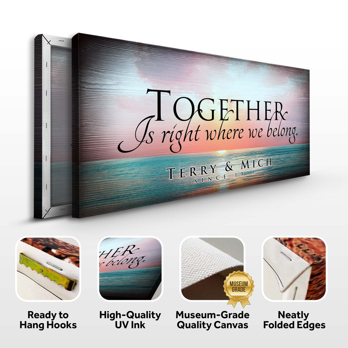 Together Sign VI by Tailored Canvases