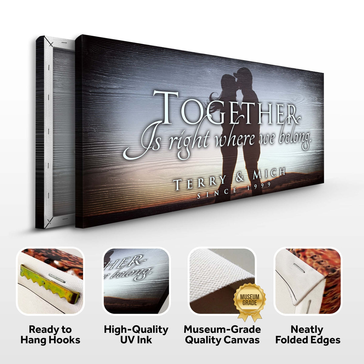 Together Sign V by Tailored Canvases