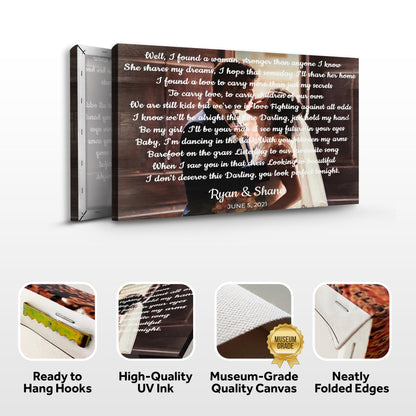 Wedding Song Sign by Tailored Canvases