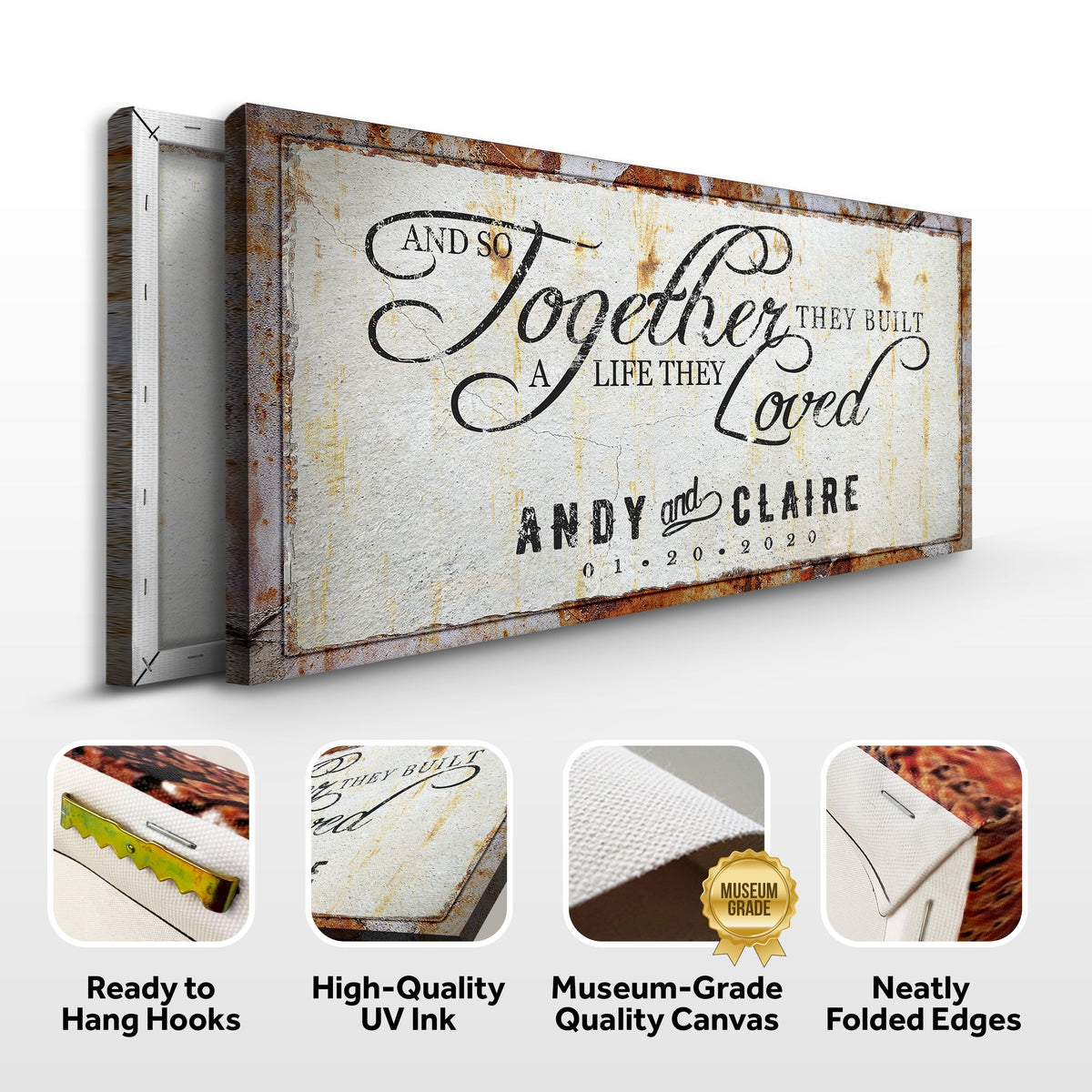 Together Sign III by Tailored Canvases