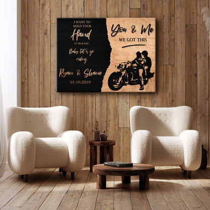 We Got This Bikers Couple Sign by Tailored Canvases