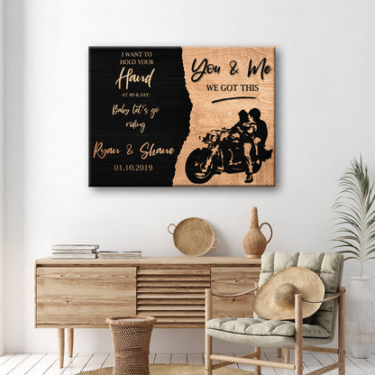 We Got This Bikers Couple Sign by Tailored Canvases