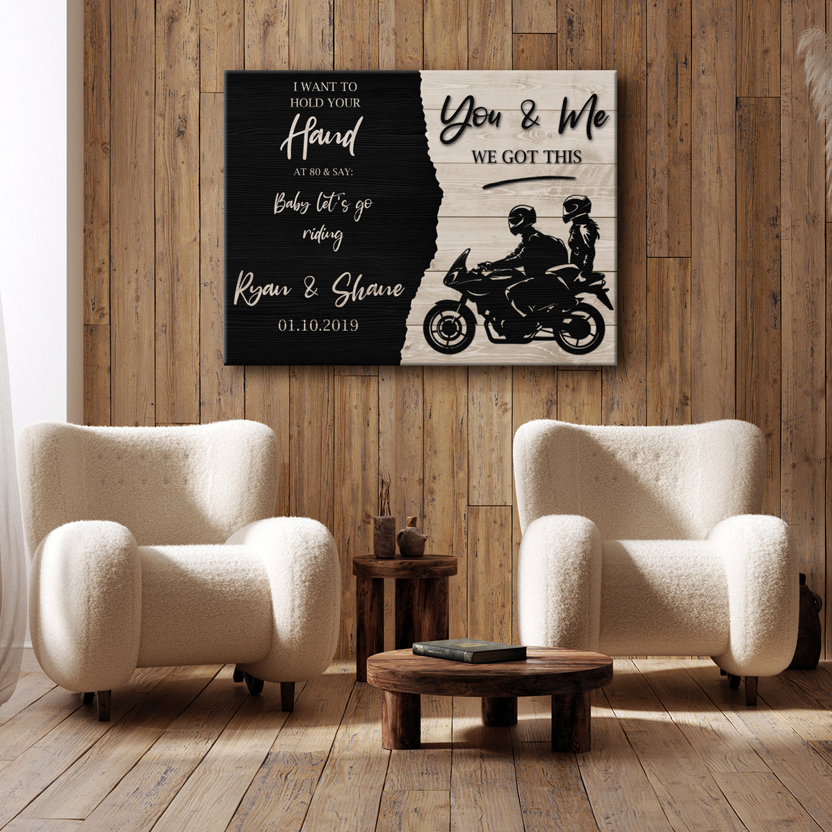 We Got This Bikers Couple Sign by Tailored Canvases