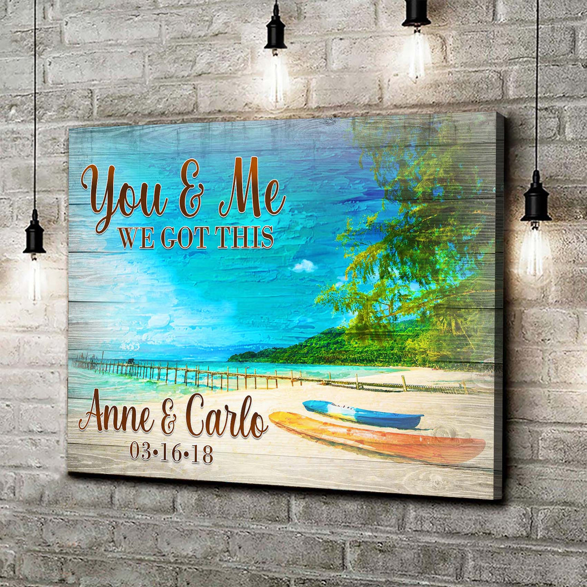 We Got This Couple Beach Sign by Tailored Canvases