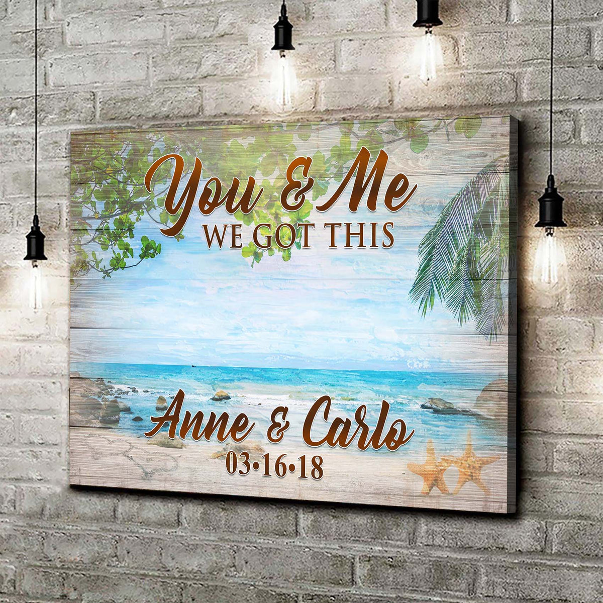 We Got This Couple Beach Sign by Tailored Canvases