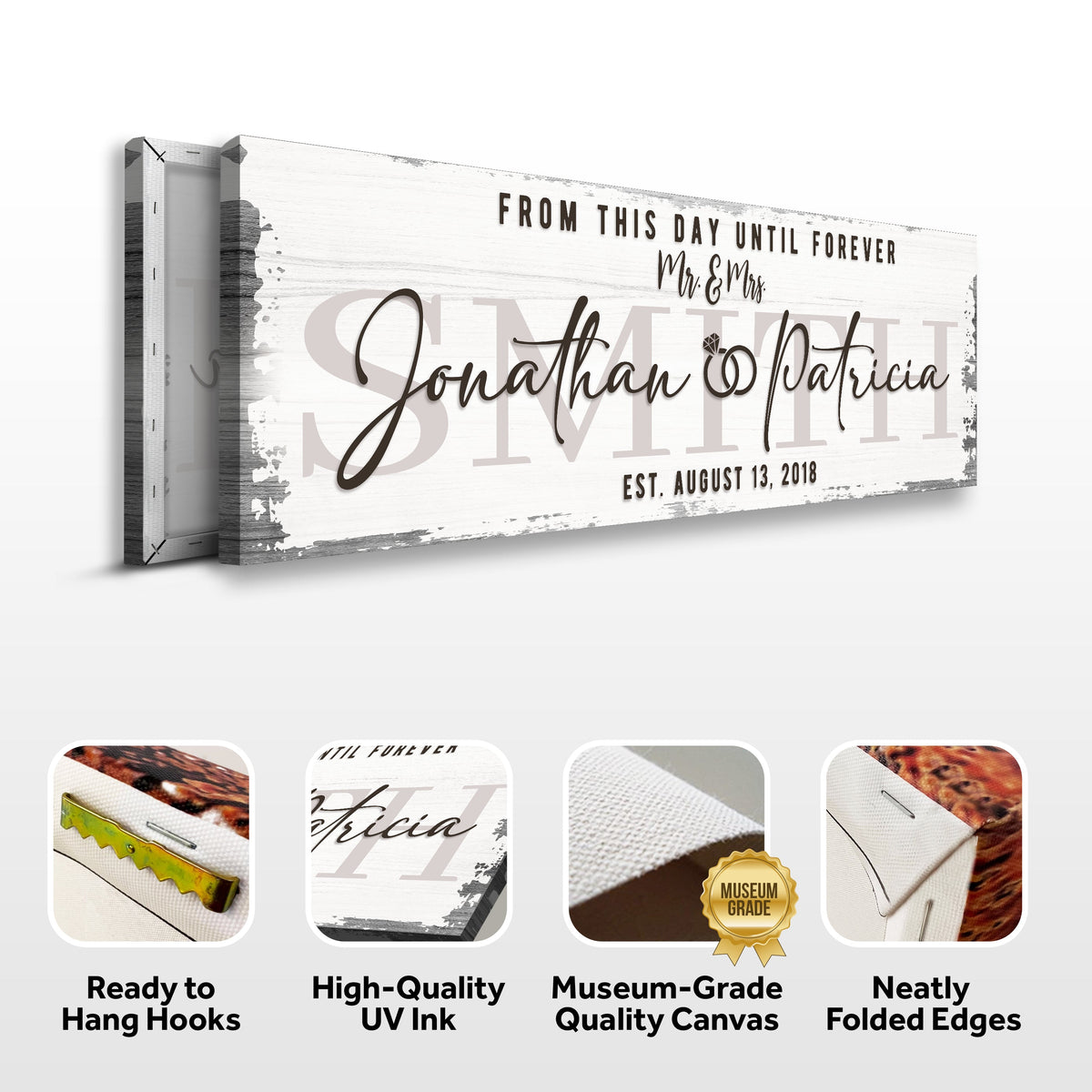 Custom Wedding Sign II by Tailored Canvases