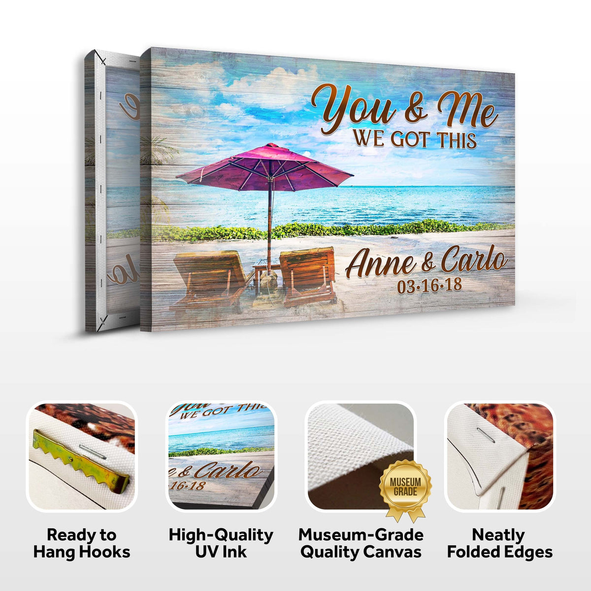We Got This Couple Beach Sign by Tailored Canvases