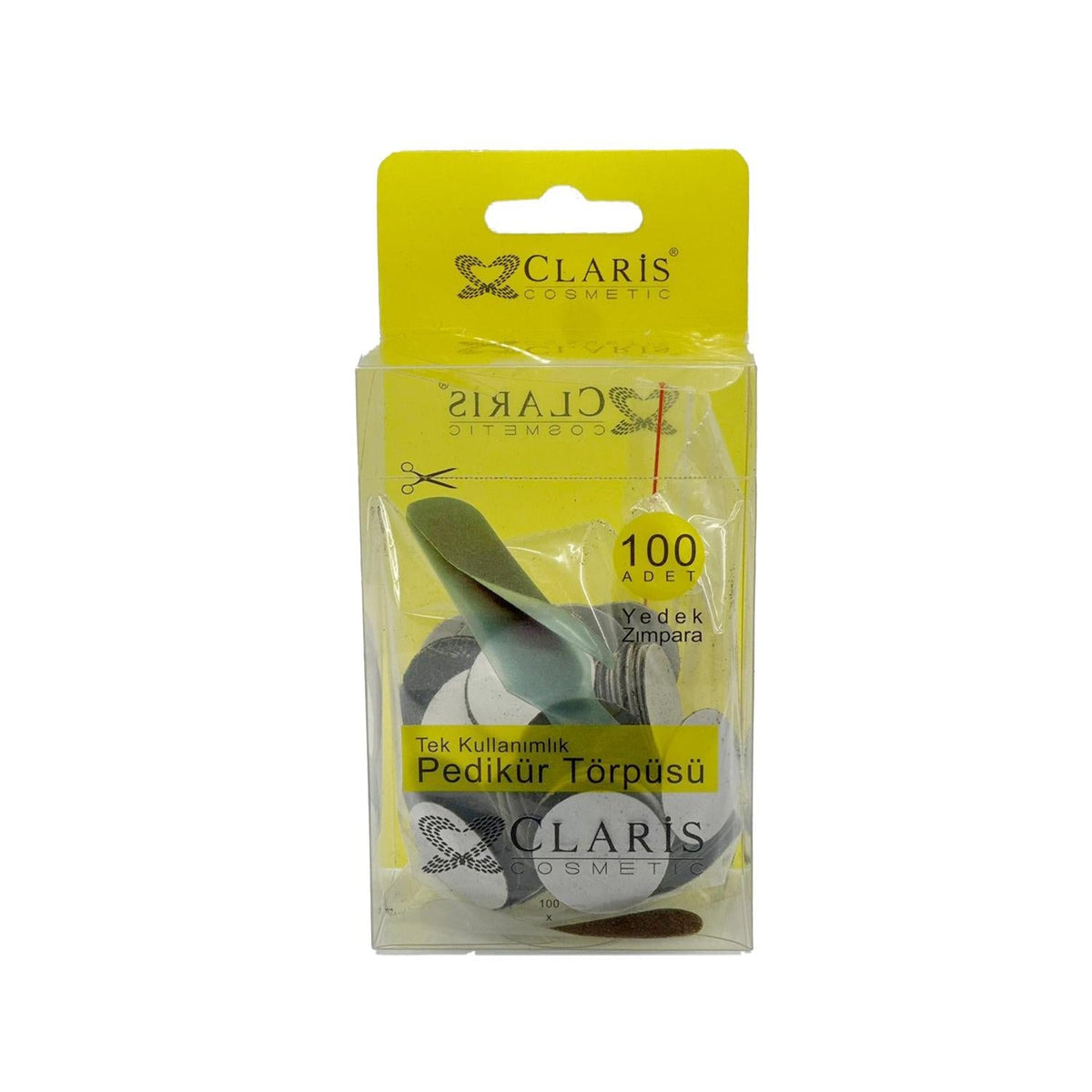 Claris C-47040 Sanding Discs - 100 Pack for Nail Care Professionals and DIY Enthusiasts by Beauty Care Bag