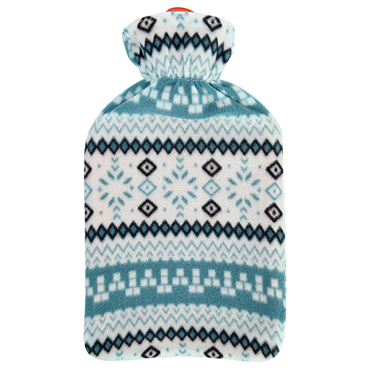 VPW Soft Fleece Covered 2-Liter Hot Water Bottle for Pain Relief & Warmth by Beauty Care Bag