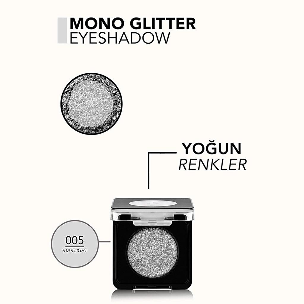 Flormar Mono Metallic Eyeshadow 005 Star Light 4g by Beauty Care Bag